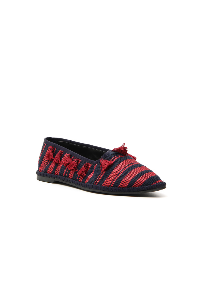 Mocassino in rafia con nappe Fashion Market Mocassino in rafia con nappe Fashion Market