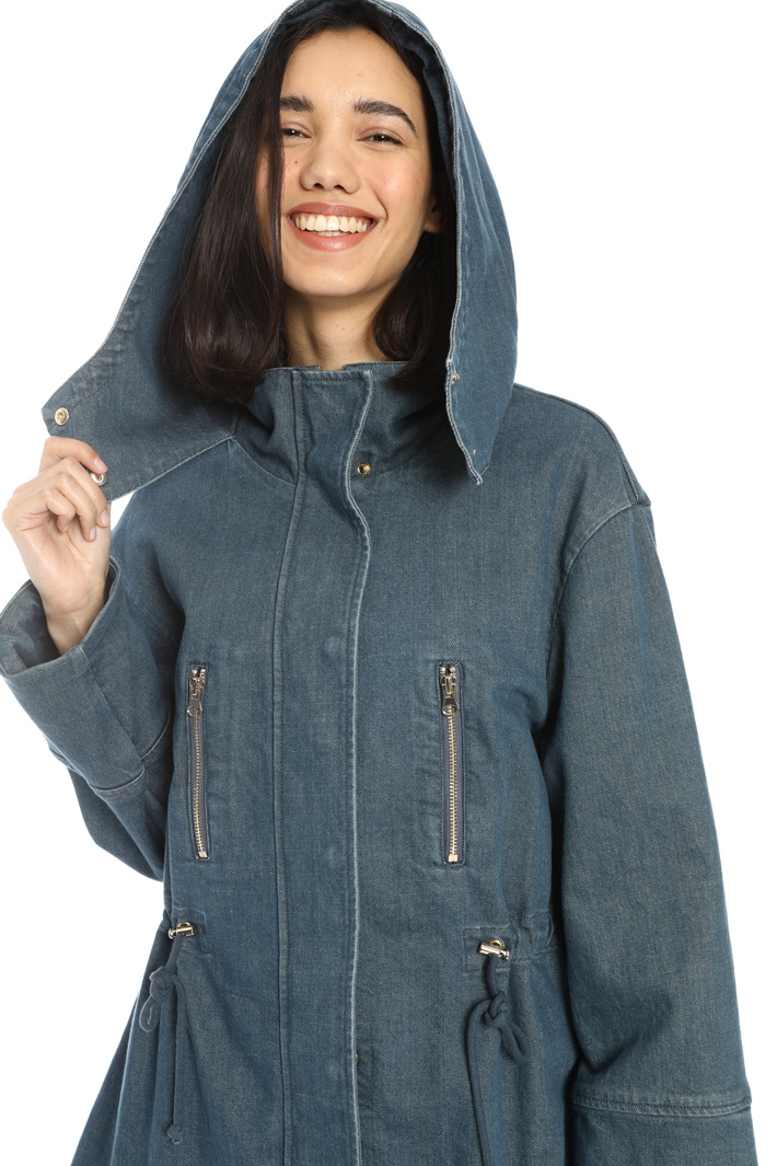 Parka in denim Fashion Market Parka in denim Fashion Market