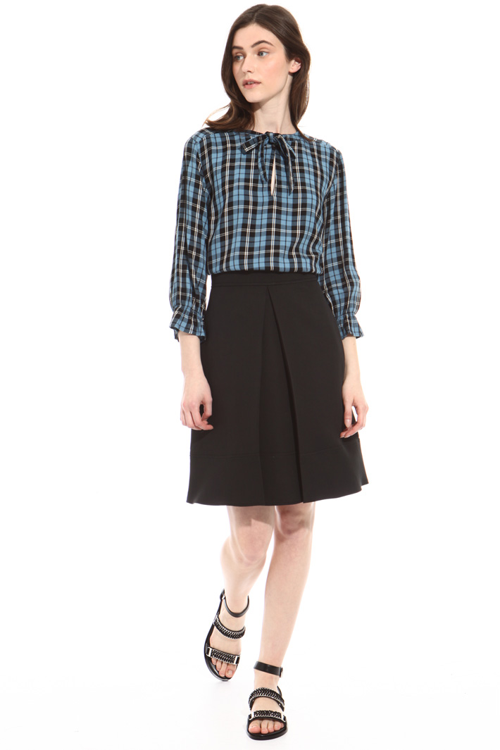 Blusa in twill fluido Fashion Market Blusa in twill fluido Fashion Market