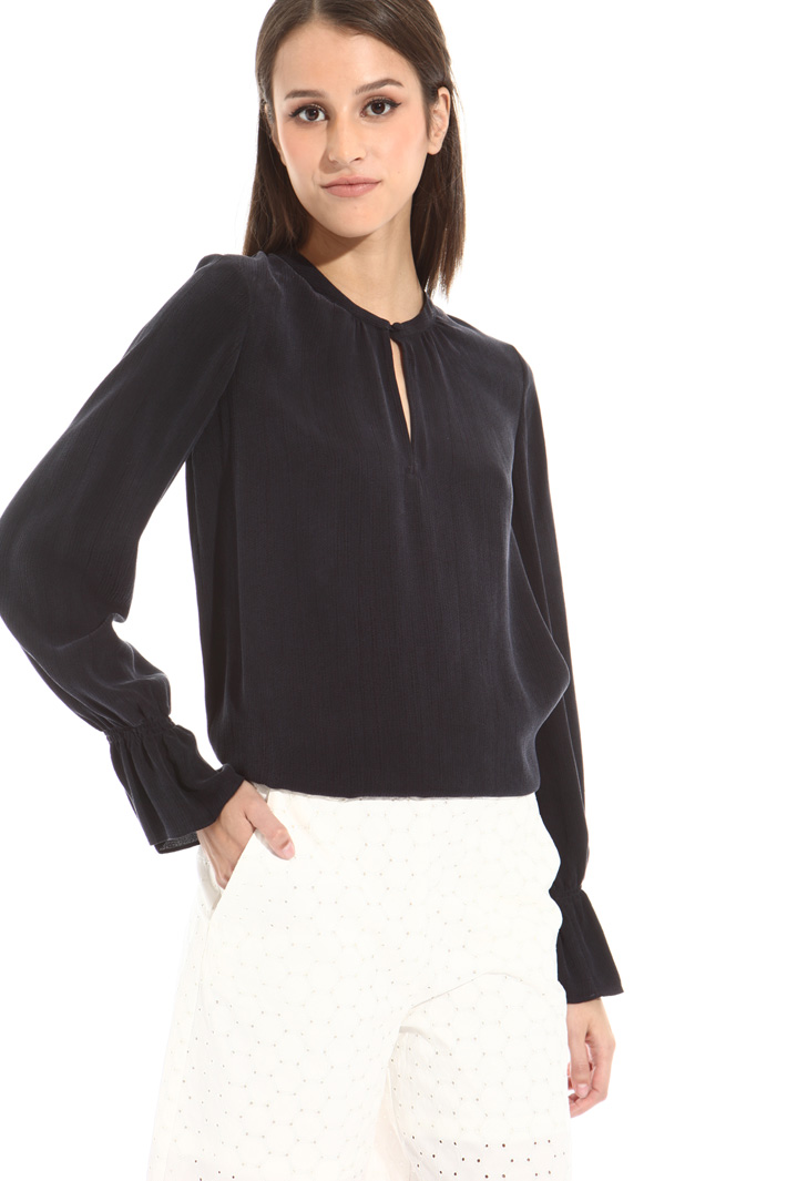 Blusa in tessuto crepe Fashion Market Blusa in tessuto crepe Fashion Market