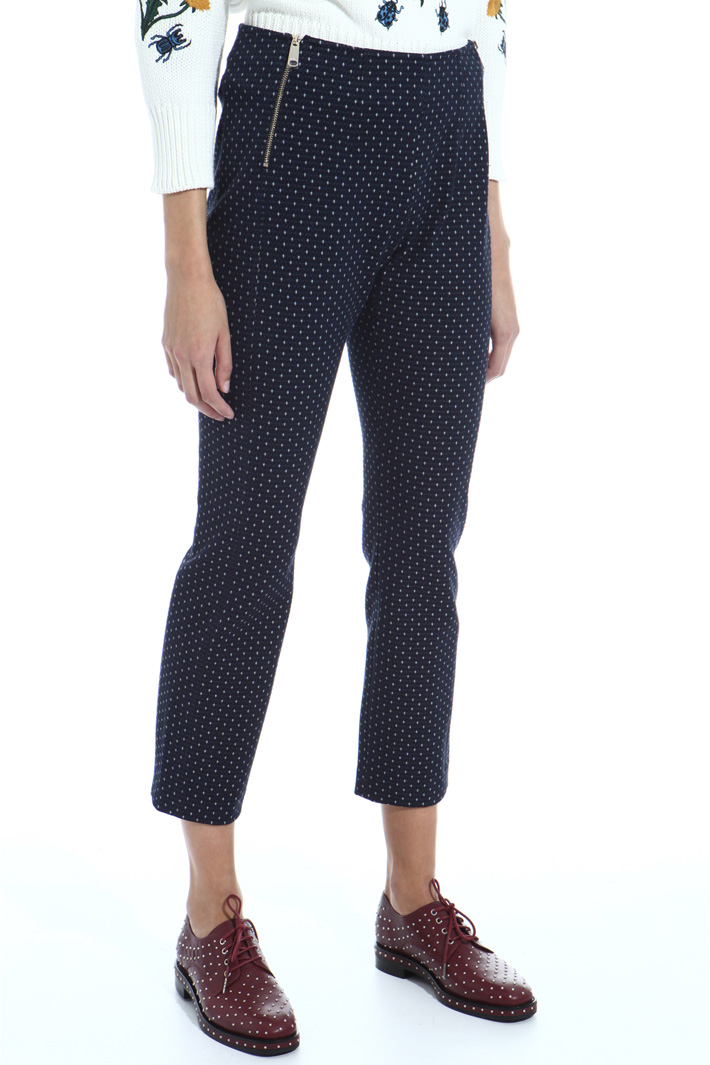 Pantaloni jacquard a sigaretta Fashion Market Pantaloni jacquard a sigaretta Fashion Market