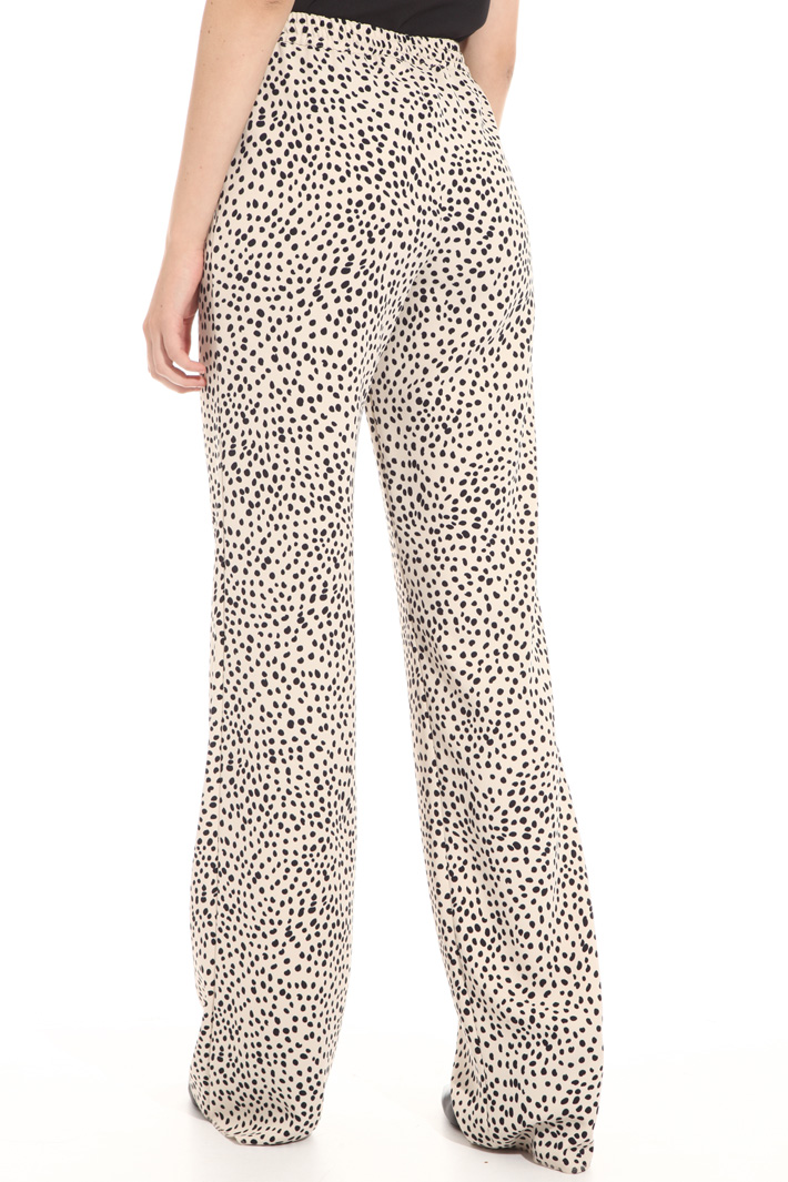 Pantalone in cady stampato Fashion Market Pantalone in cady stampato Fashion Market