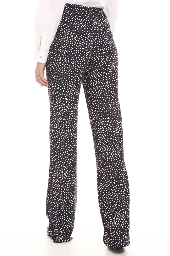 Pantalone in cady stampato Fashion Market Pantalone in cady stampato Fashion Market