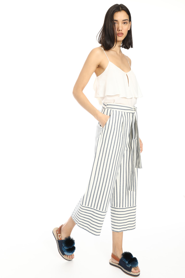 Pantaloni in puro cotone Fashion Market Pantaloni in puro cotone Fashion Market