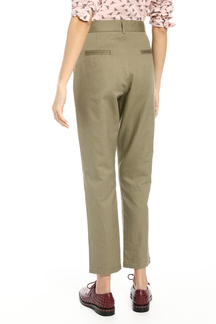 Pantaloni in lino e cotone Fashion Market Pantaloni in lino e cotone Fashion Market