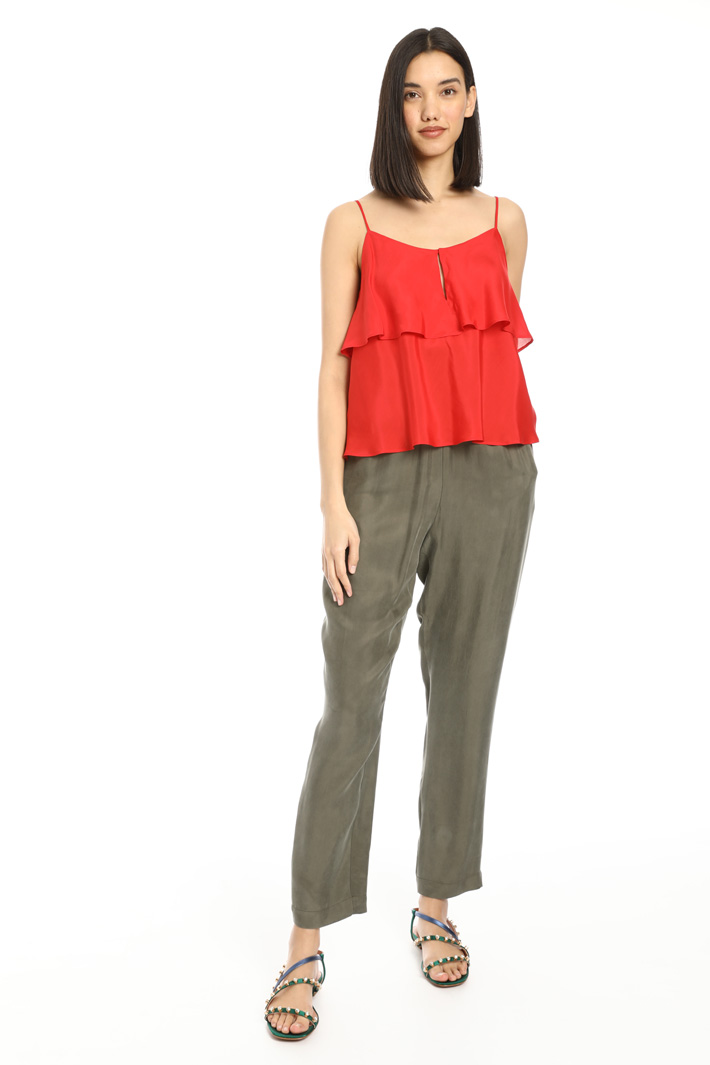 Top con balza Fashion Market Top con balza Fashion Market