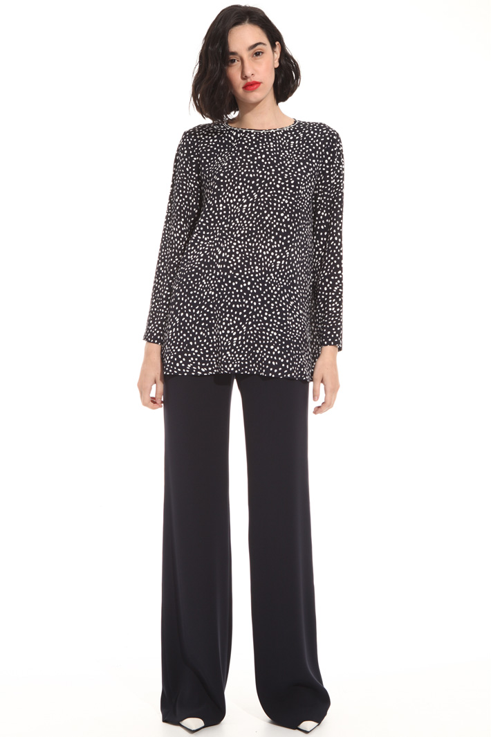 Blusa in viscosa crepe Fashion Market Blusa in viscosa crepe Fashion Market