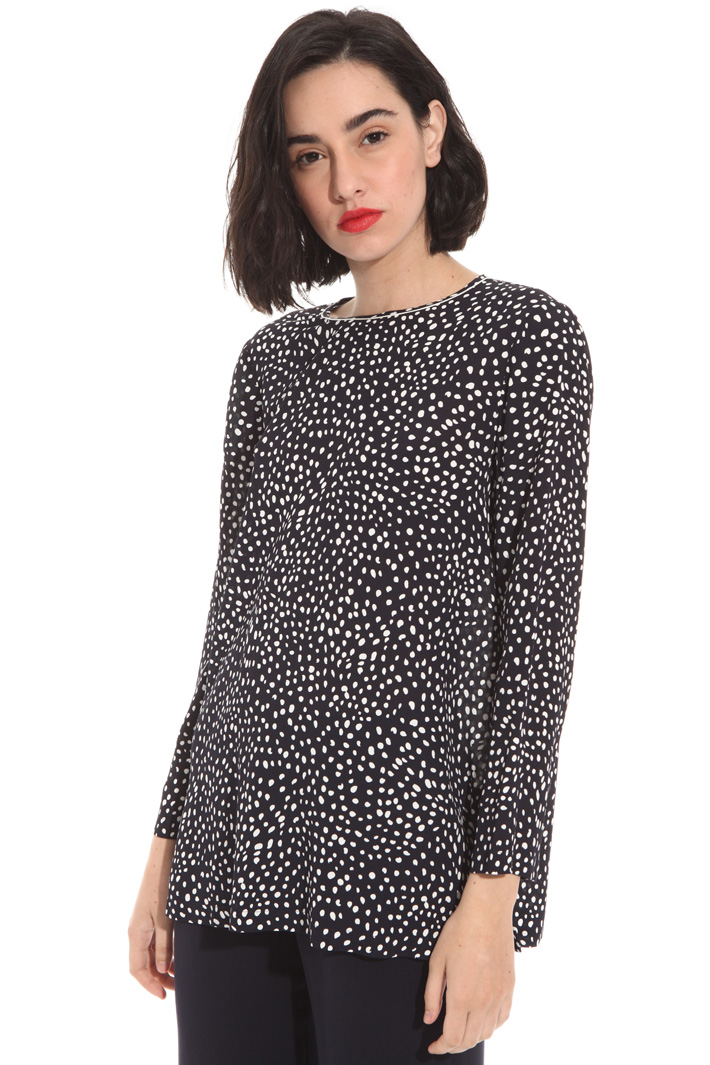 Blusa in viscosa crepe Fashion Market Blusa in viscosa crepe Fashion Market