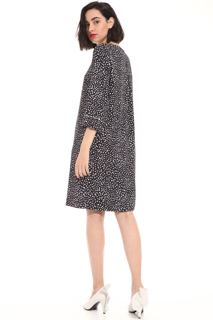 Abito corto in cady Fashion Market Abito corto in cady Fashion Market