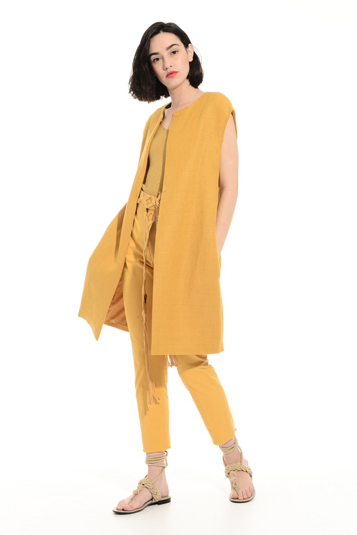 Gilet in puro lino Fashion Market Gilet in puro lino Fashion Market