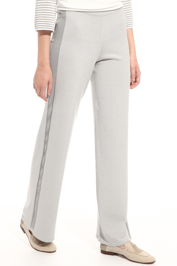 Pantaloni in filato lurex Fashion Market Pantaloni in filato lurex Fashion Market