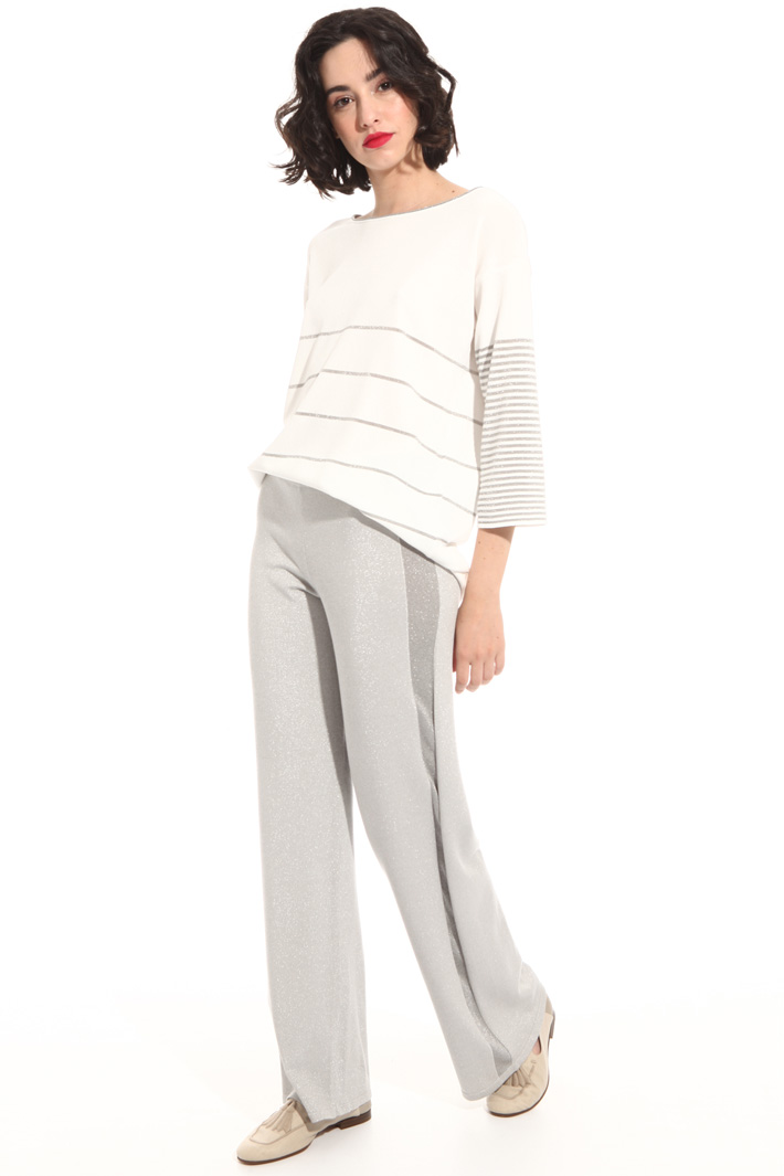Pantaloni in filato lurex Fashion Market Pantaloni in filato lurex Fashion Market