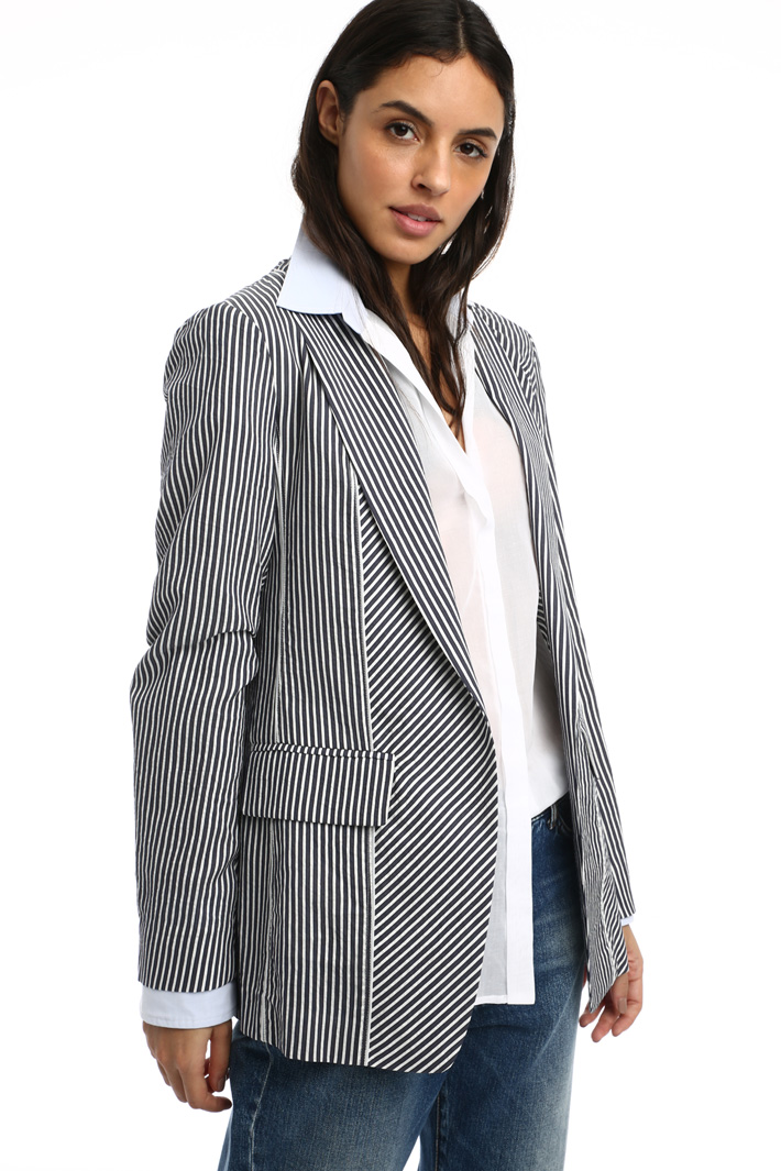Blazer in cotone e seta Fashion Market Blazer in cotone e seta Fashion Market