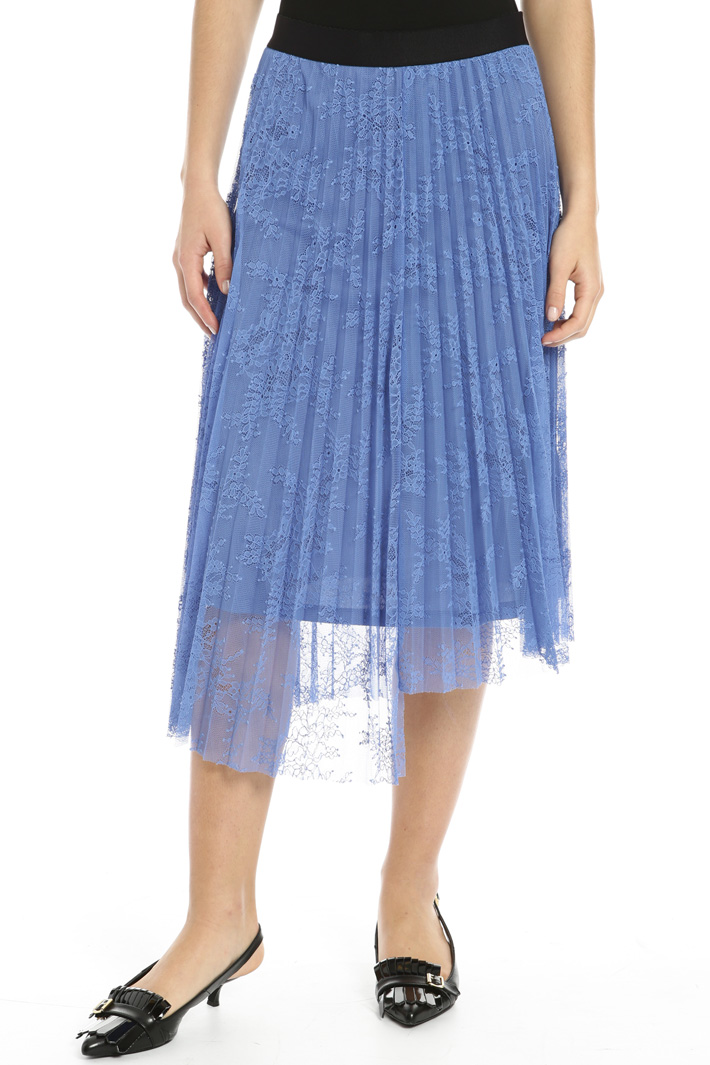 Gonna plissettata in pizzo Fashion Market Gonna plissettata in pizzo Fashion Market