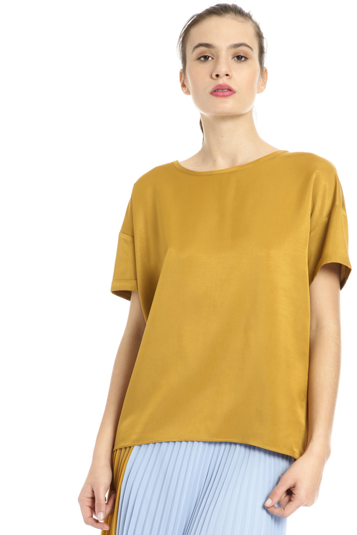 Blusa in viscosa jacqaurd Fashion Market Blusa in viscosa jacqaurd Fashion Market