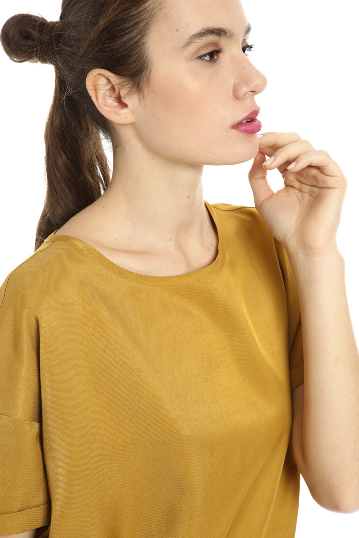 Blusa in viscosa jacqaurd Fashion Market Blusa in viscosa jacqaurd Fashion Market