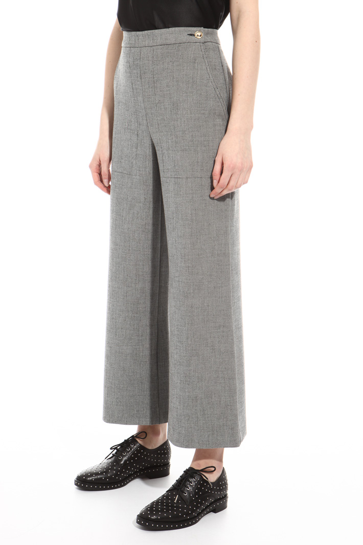 Pantaloni cropped a palazzo Fashion Market Pantaloni cropped a palazzo Fashion Market