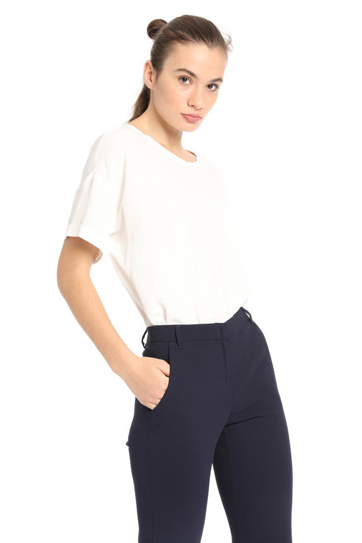 Pantaloni in sablè fluido Fashion Market Pantaloni in sablè fluido Fashion Market