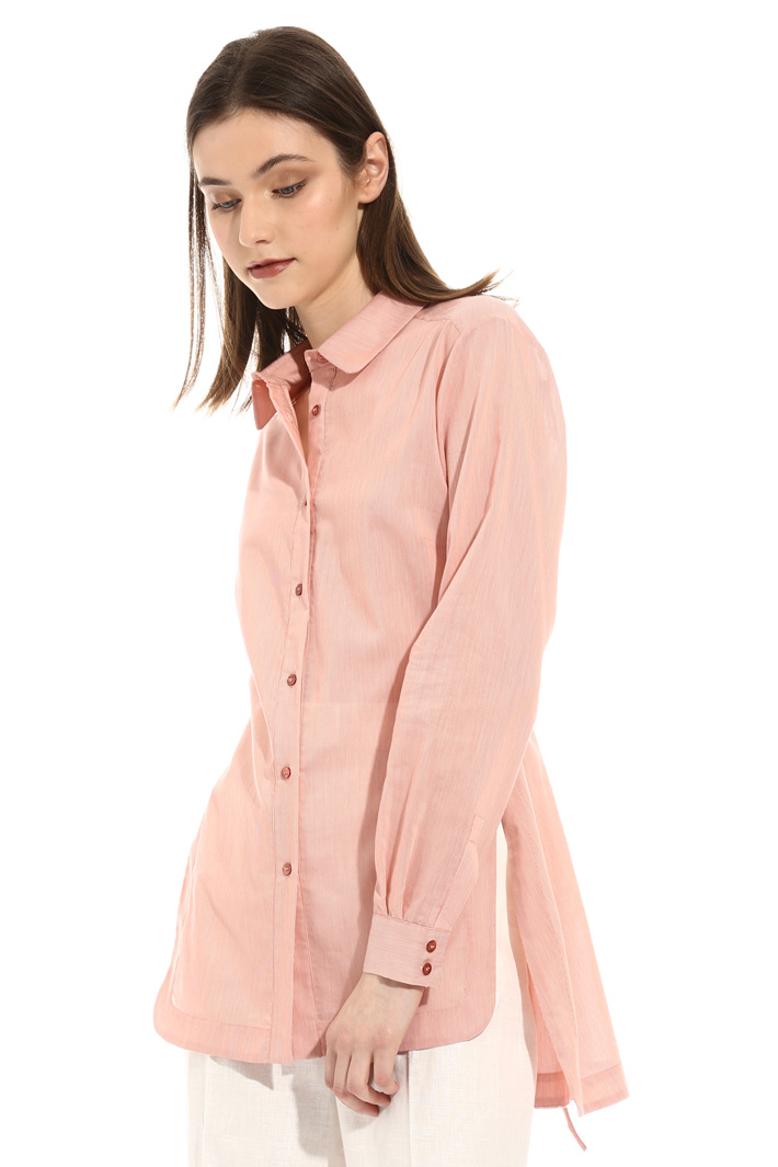 Camicia in cotone tinto filo Fashion Market Camicia in cotone tinto filo Fashion Market