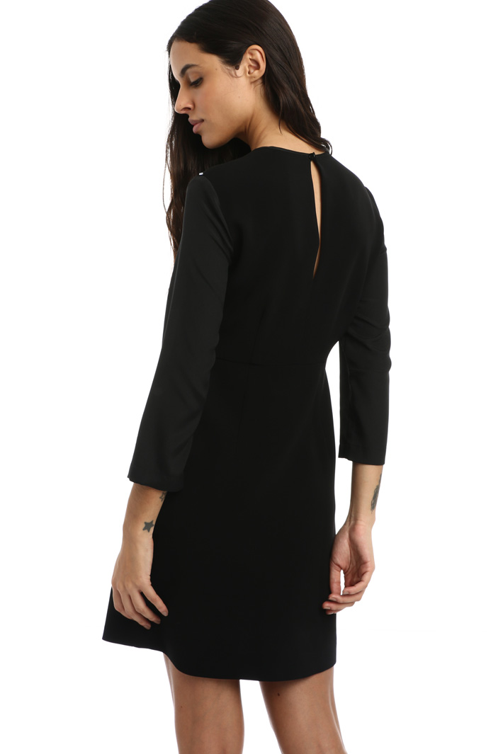Abito corto in cady Fashion Market Abito corto in cady Fashion Market