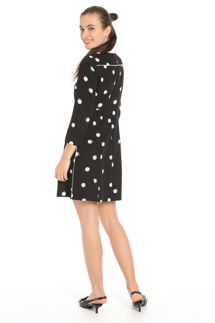 Abito in cady stretch stampato Fashion Market Abito in cady stretch stampato Fashion Market