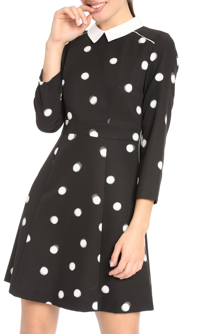 Abito in cady stretch stampato Fashion Market Abito in cady stretch stampato Fashion Market