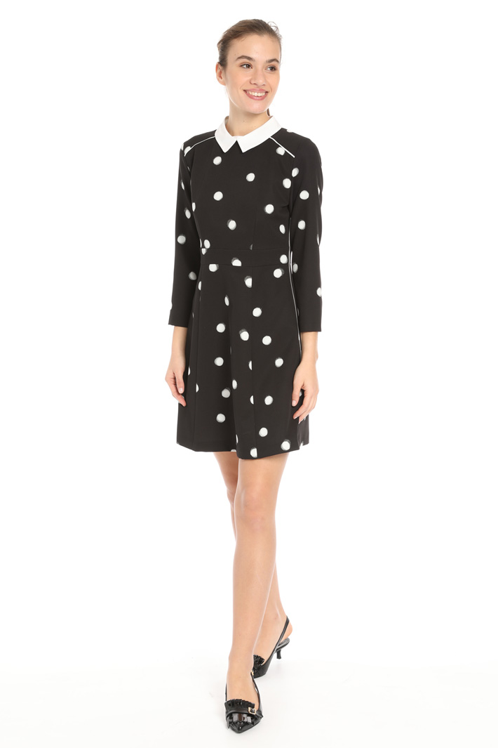 Abito in cady stretch stampato Fashion Market Abito in cady stretch stampato Fashion Market