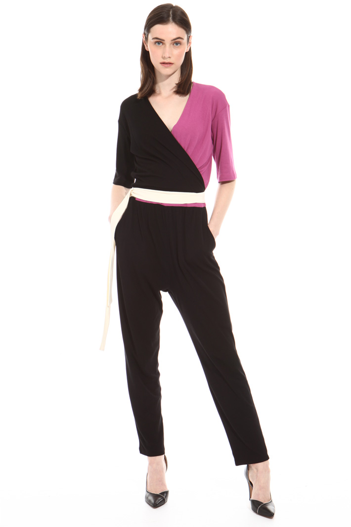 Tuta in jersey crepe di cotone Fashion Market Tuta in jersey crepe di cotone Fashion Market