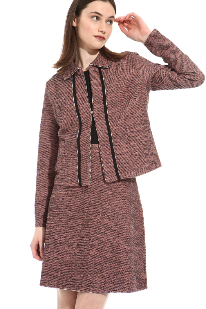 Blazer in jersey jacquard Fashion Market Blazer in jersey jacquard Fashion Market