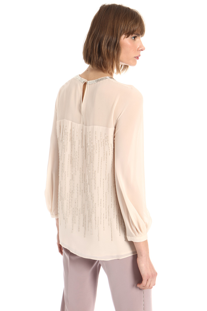 Blusa in georgette di seta Fashion Market Blusa in georgette di seta Fashion Market