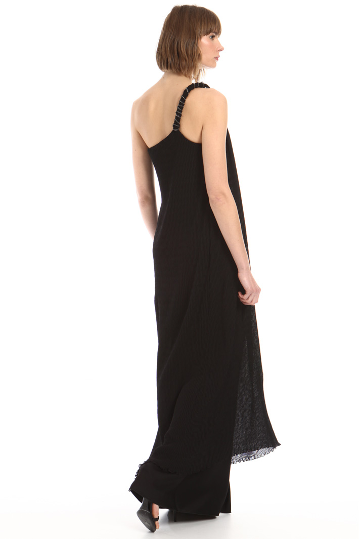 Abito in georgette e satin Fashion Market Abito in georgette e satin Fashion Market