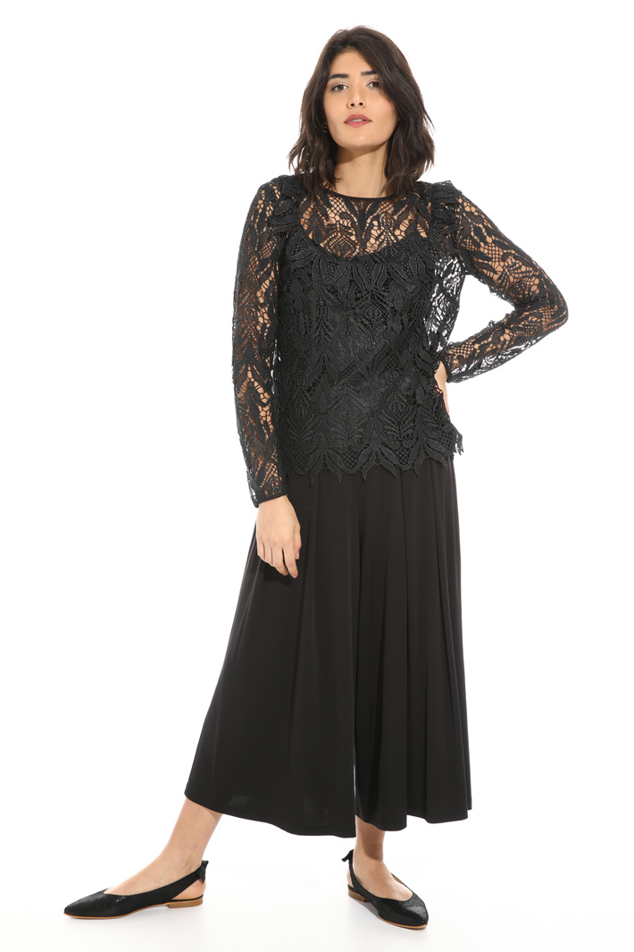 Blusa in pizzo macramè Fashion Market Blusa in pizzo macramè Fashion Market