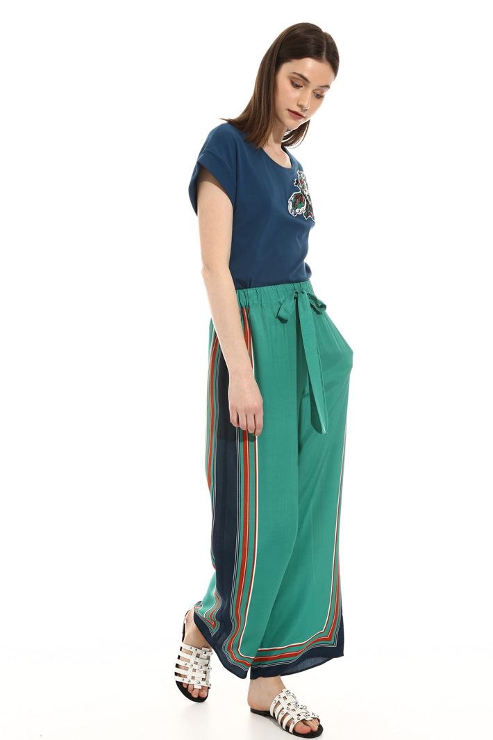 Pantaloni a palazzo in twill Fashion Market Pantaloni a palazzo in twill Fashion Market