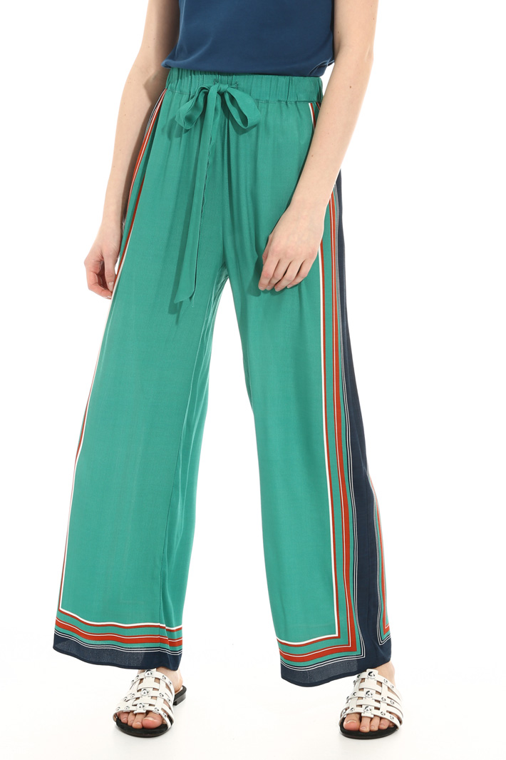 Pantaloni a palazzo in twill Fashion Market Pantaloni a palazzo in twill Fashion Market