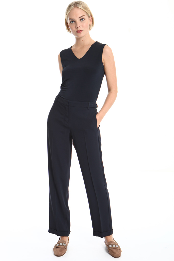 Pantaloni in cady di viscosa Fashion Market Pantaloni in cady di viscosa Fashion Market