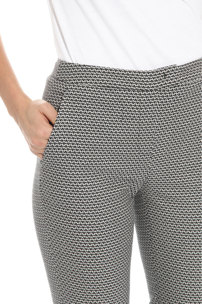 Pantaloni in cotone jacquard Fashion Market Pantaloni in cotone jacquard Fashion Market