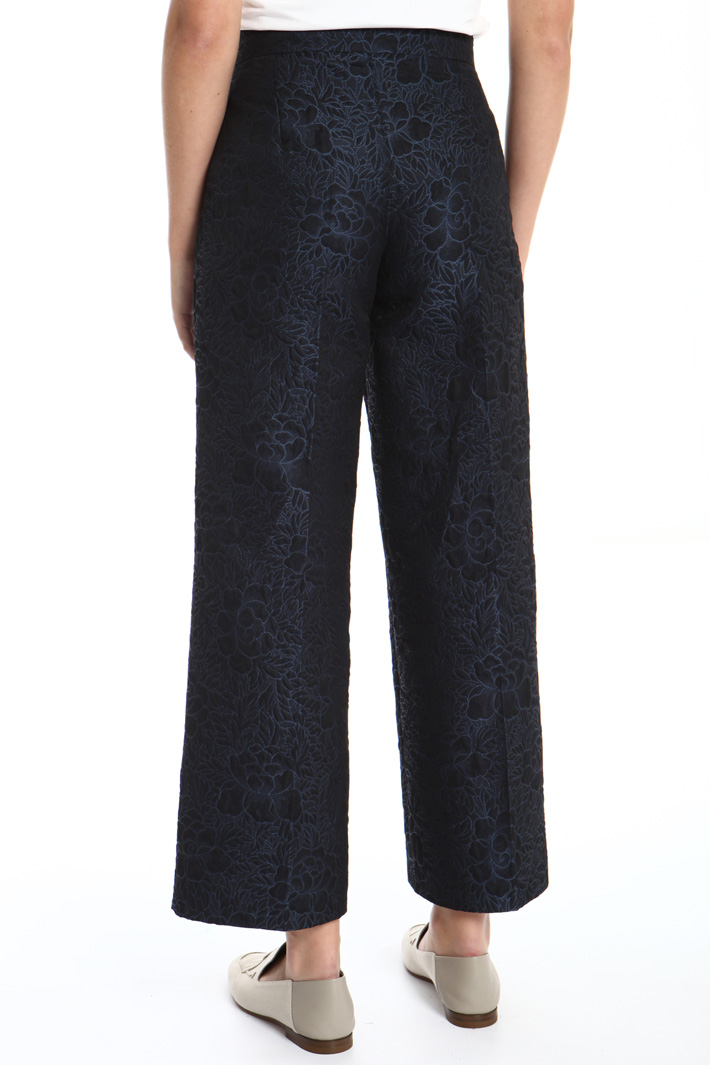 Pantaloni cropped jacquard Fashion Market Pantaloni cropped jacquard Fashion Market