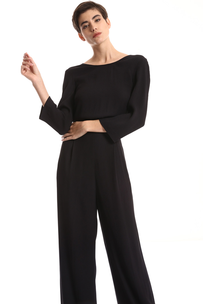 Tuta in enver satin con nastri Fashion Market Tuta in enver satin con nastri Fashion Market