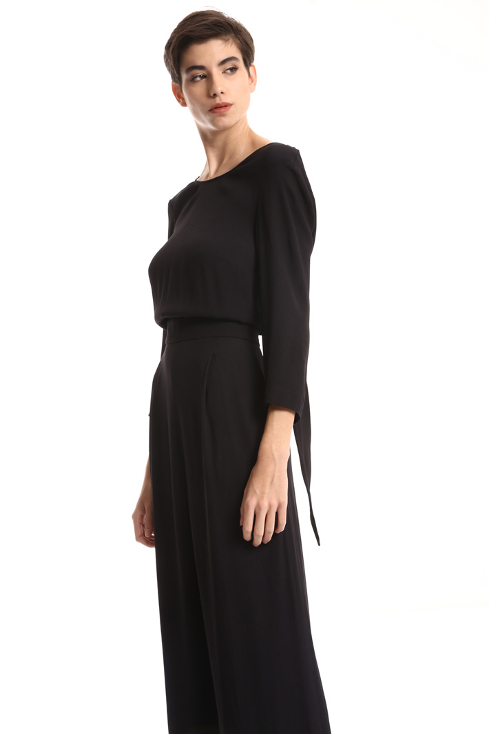 Tuta in enver satin con nastri Fashion Market Tuta in enver satin con nastri Fashion Market