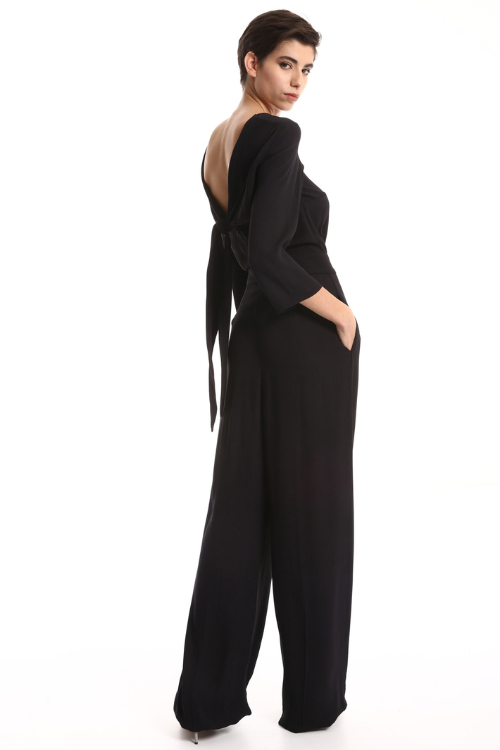 Tuta in enver satin con nastri Fashion Market Tuta in enver satin con nastri Fashion Market