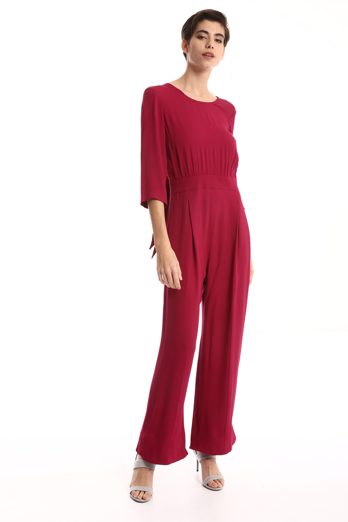 Tuta in enver satin con nastri Fashion Market Tuta in enver satin con nastri Fashion Market