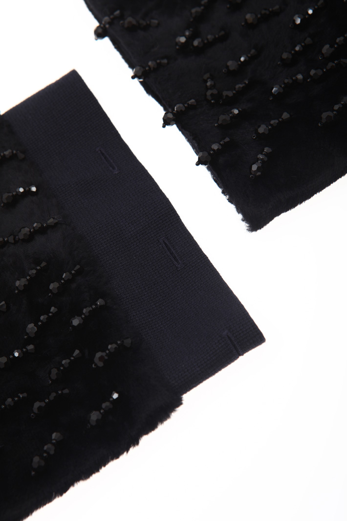 Polsini in cotone e strass Fashion Market Polsini in cotone e strass Fashion Market