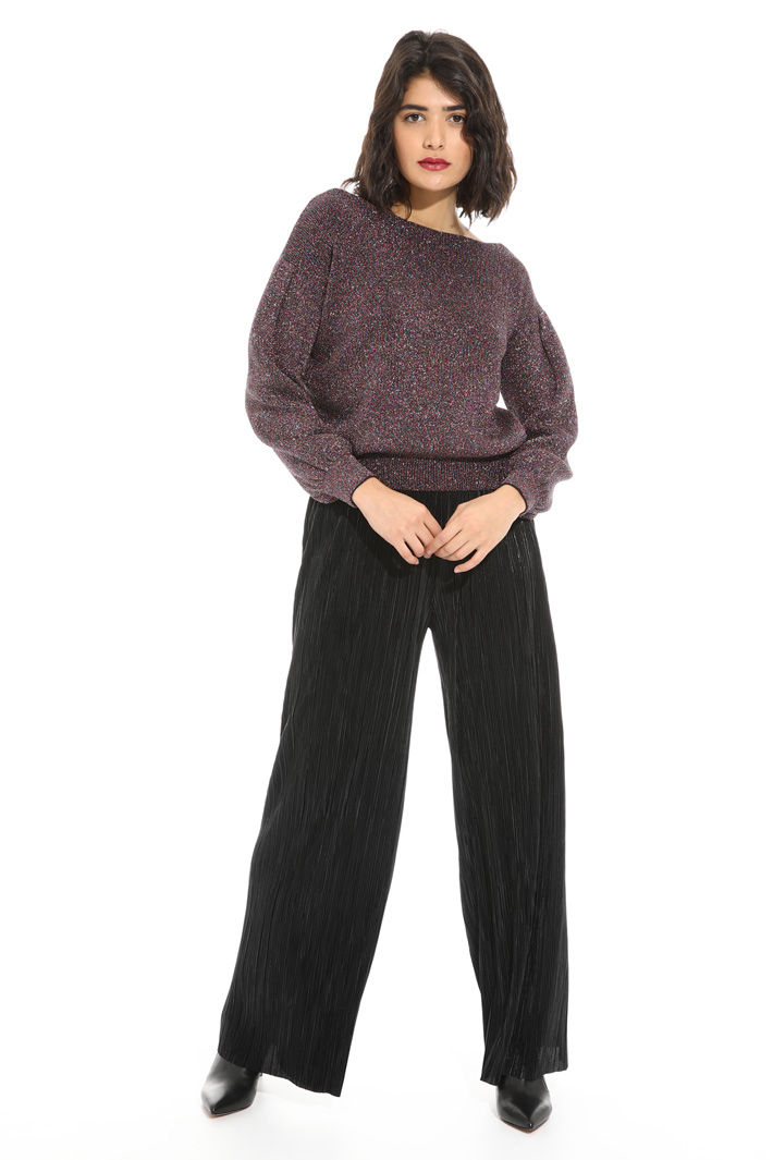 Pantaloni in jersey plissé Fashion Market Pantaloni in jersey plissé Fashion Market