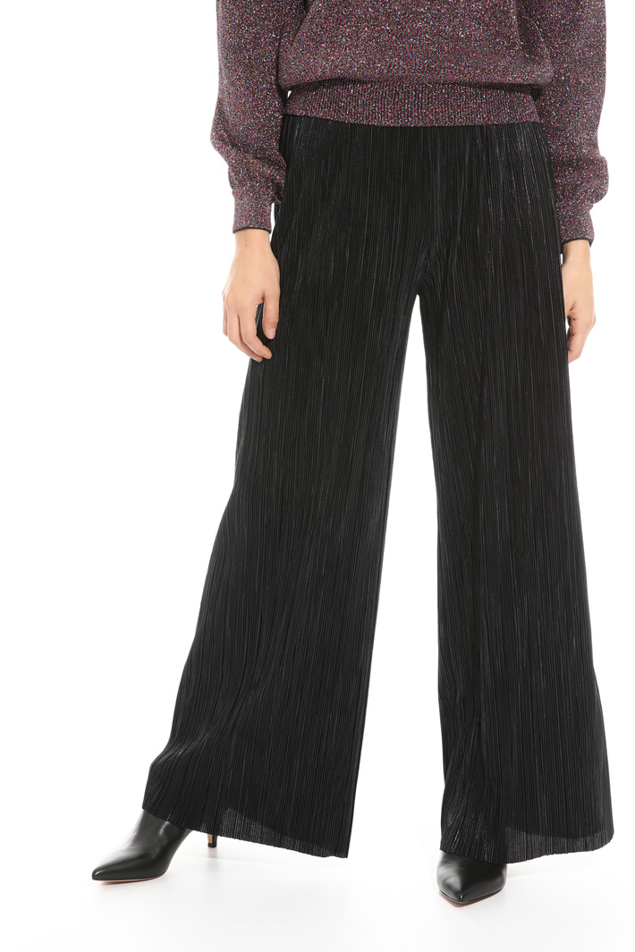 Pantaloni in jersey plissé Fashion Market Pantaloni in jersey plissé Fashion Market