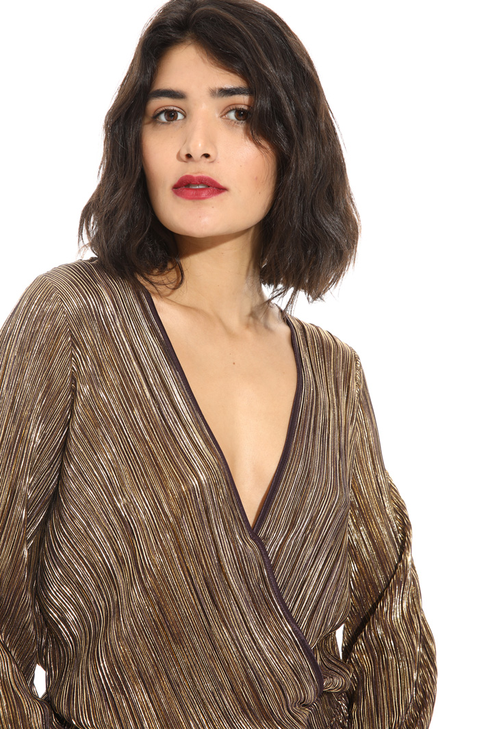 Body in jersey con plissé Fashion Market Body in jersey con plissé Fashion Market