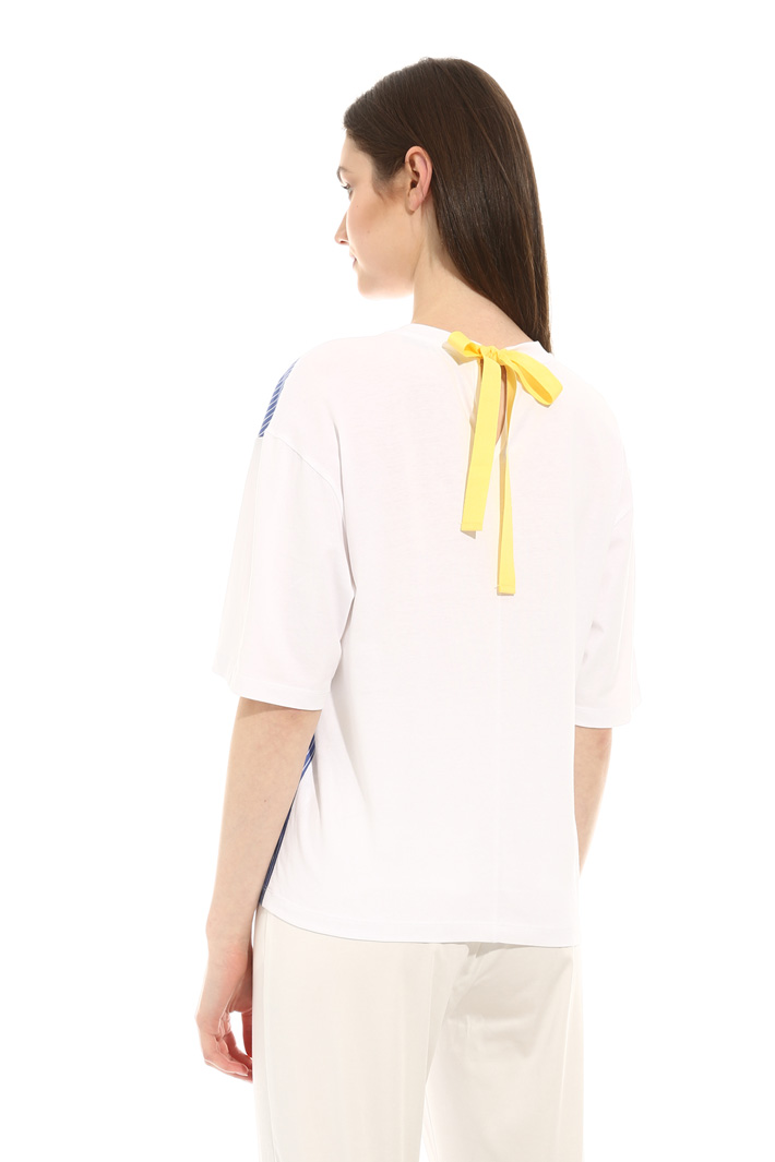 T-shirt in cotone con lacci Fashion Market T-shirt in cotone con lacci Fashion Market
