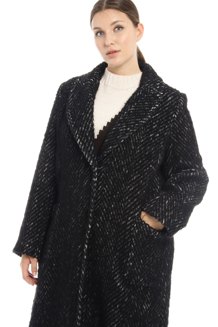 Cappotto in spazzolino di lana Fashion Market Cappotto in spazzolino di lana Fashion Market