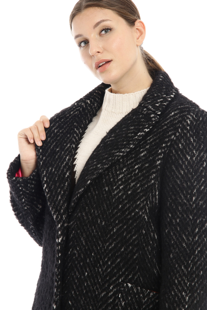 Cappotto in spazzolino di lana Fashion Market Cappotto in spazzolino di lana Fashion Market