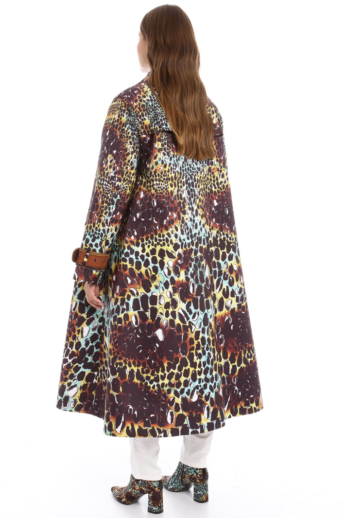 Trench ampio stampato Fashion Market Trench ampio stampato Fashion Market