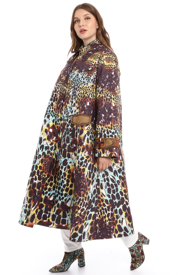 Trench ampio stampato Fashion Market Trench ampio stampato Fashion Market